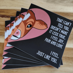 Premium Sticker: Animals feel