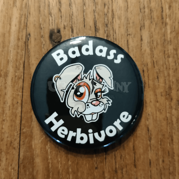 Button: Badass Herbivore