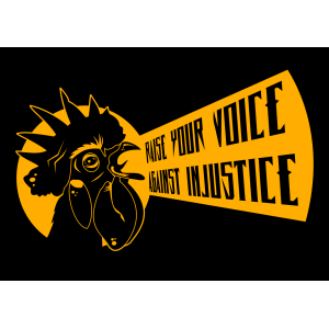 Raise your voice against injustice