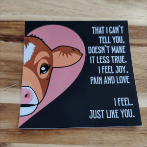 Premium Sticker: Animals feel