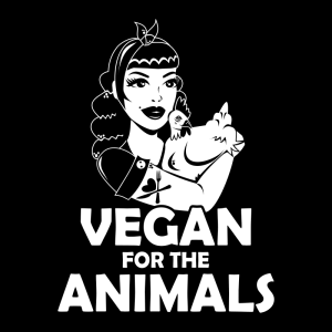 Vegan For The Animals - Zip-up Hoodie