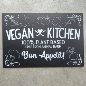 Sign: Vegan Kitchen