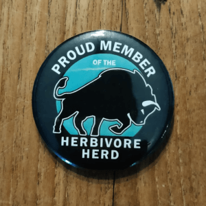 Button: Proud Member Of The Herbivore Herd