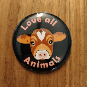 Button: Love All Animals