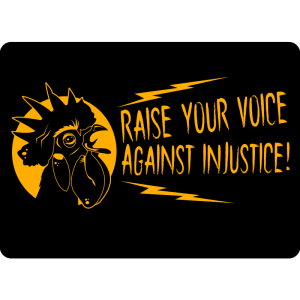 Ansichtkaart: Raise Your Voice Ansichtkaart: Raise Your Voice