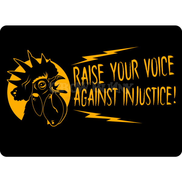 Ansichtkaart: Raise Your Voice