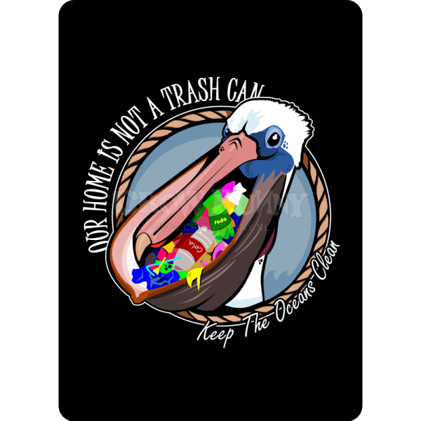 Ansichtkaart: Our home is NOT a trash can Ansichtkaart: Our home is NOT a trash can