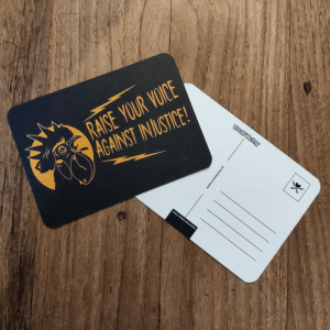 Ansichtkaart: Raise Your Voice Ansichtkaart: Raise Your Voice