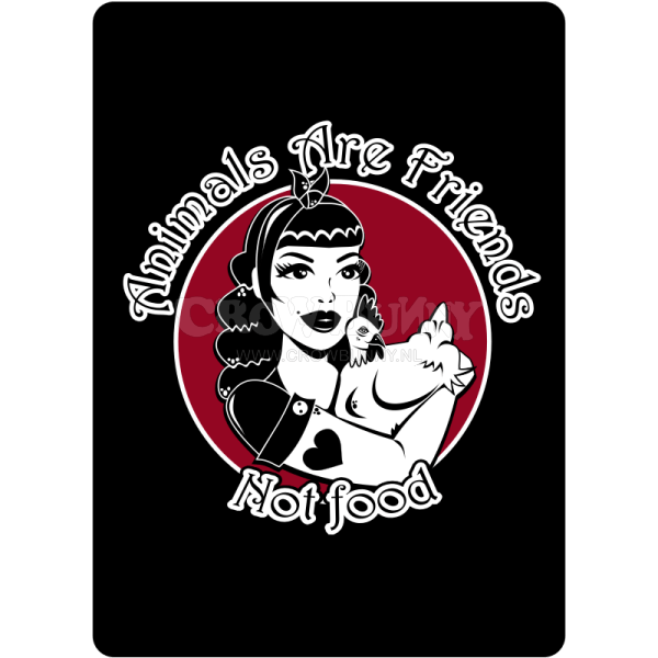 Postcard: Friends Not Food Postcard: Friends Not Food