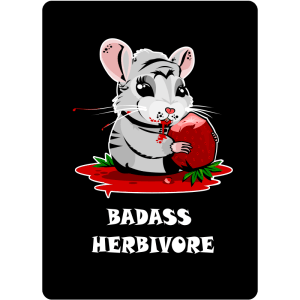 Ansichtkaart: BadAss Herbivore Ansichtkaart: BadAss Herbivore