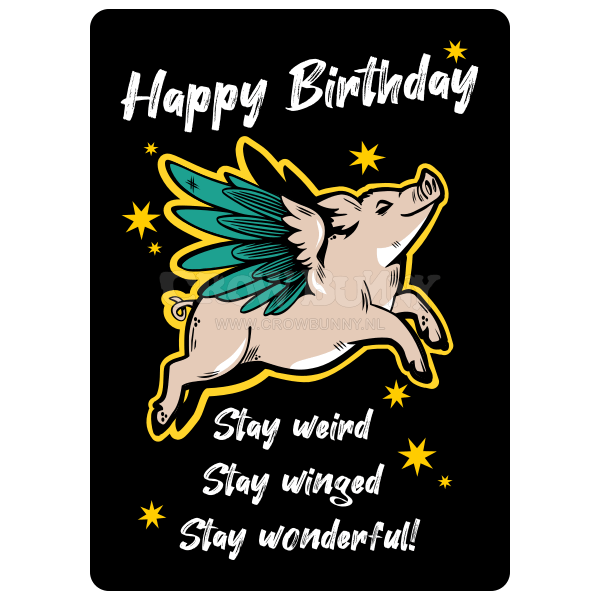Ansichtkaart: Happy Birthday Ansichtkaart: Happy Birthday